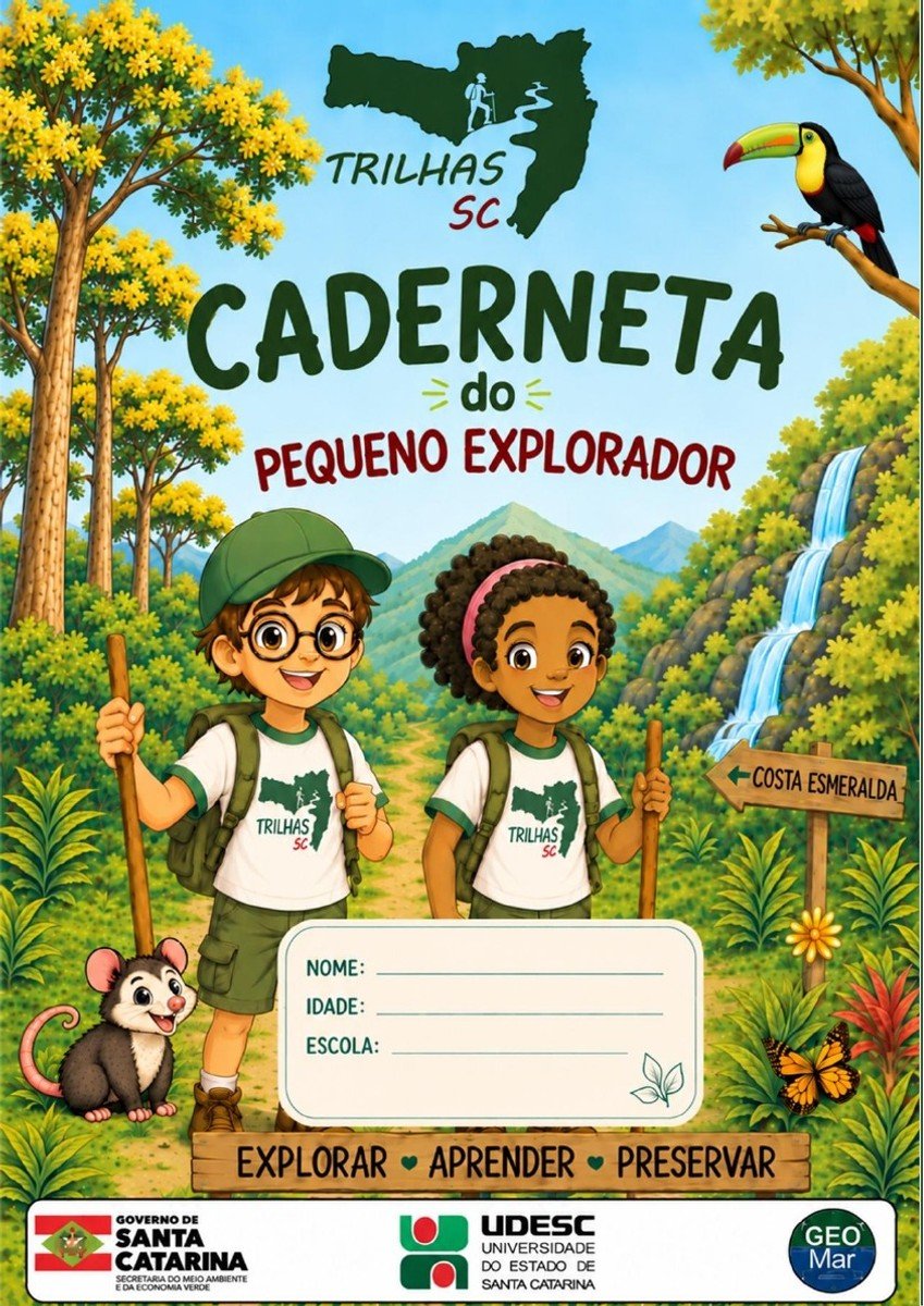 Capa da Caderneta do Pequeno Explorador